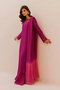 Mina Hasan | Signature Pret | Magenta Garden - by Libasekhas - Registered Vendor of : Mina Hasan - 100% Original Designer Dress