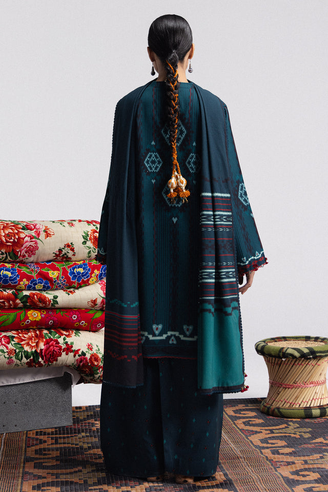 Zara ShahJahan | Coco Prints Winter 26 | Leela-10B - by Libasekhas UK - Registered Vendor of : Zara ShahJahan - 100% Original Designer Dress