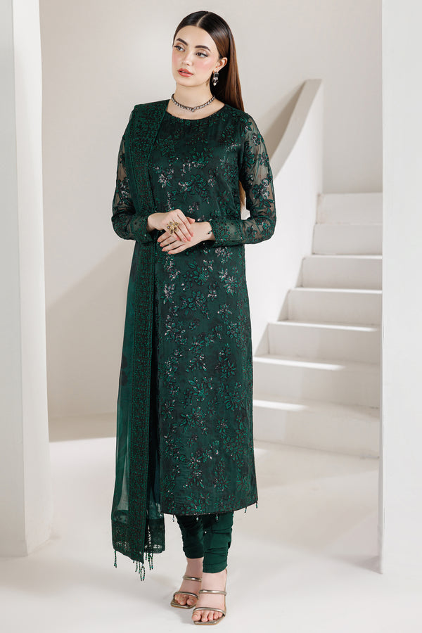 Farasha | Formals 26 | Jade Majesty - by Libasekhas UK - Registered Vendor of : Farasha - 100% Original Designer Dress