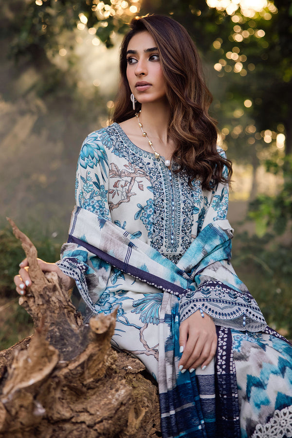 Nureh | Gardenia Lawn 24 | NSG-139 - by - Libasekhas UK - Registered Vendor of : Nureh - 100% Original Designer Dresss