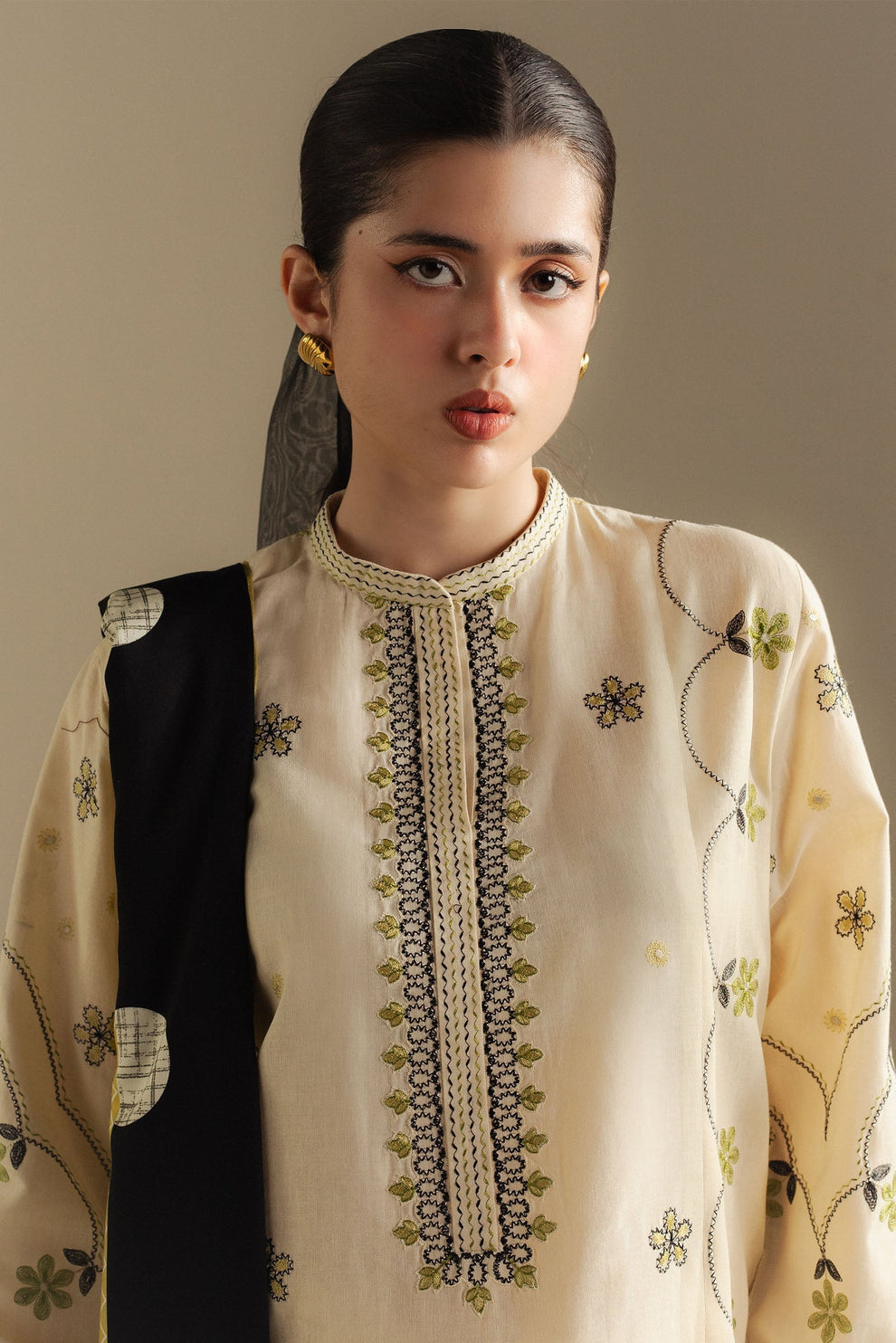 Zara Shahjahan | Coco Winter 25 | Fawn-8B - by Libasekhas UK - Registered Vendor of : Zara Shahjahan - 100% Original Designer Dress