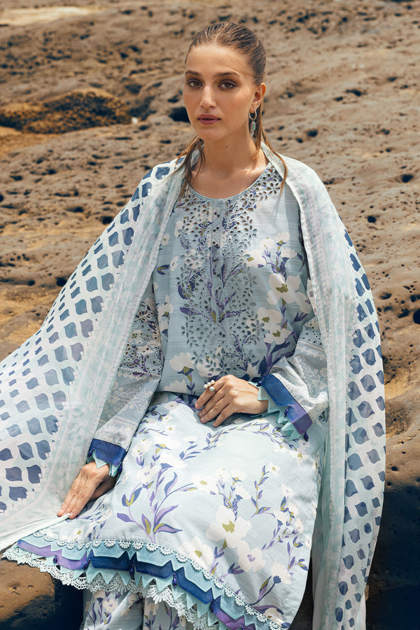 Nureh | Gardenia Lawn 24 | N-08 - by - Libasekhas UK - Registered Vendor of : Nureh - 100% Original Designer Dresss