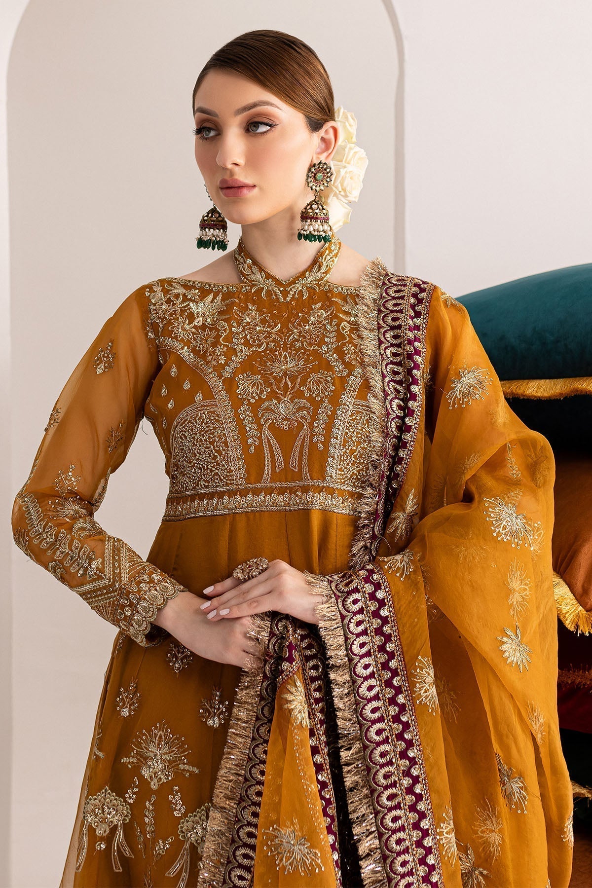 Nureh | Fancy Formals | NP-514 - by - Libasekhas UK - Registered Vendor of : Nureh - 100% Original Designer Dresss