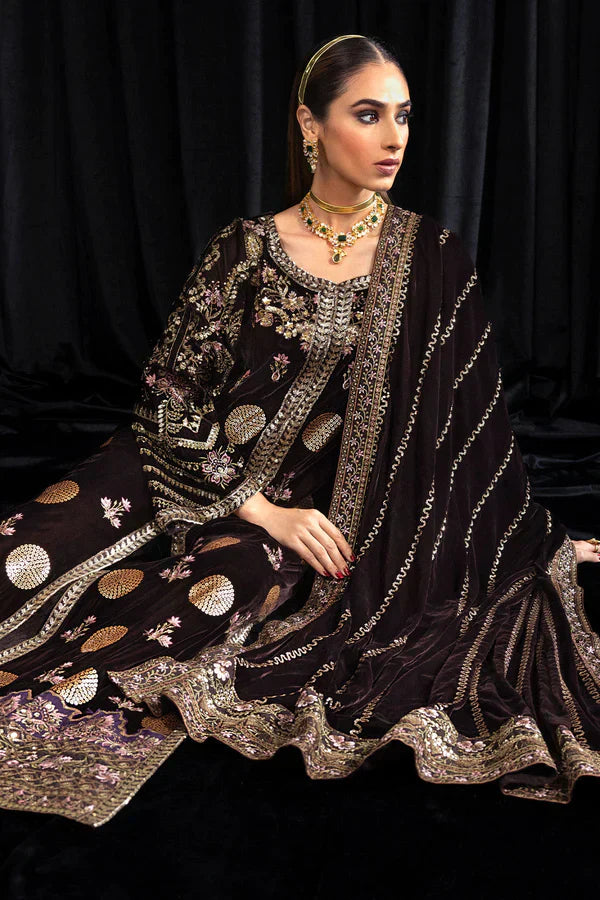 Nureh | Maya Velvet 23 | Moore - by - Libasekhas UK - Registered Vendor of : Nureh - 100% Original Designer Dresss