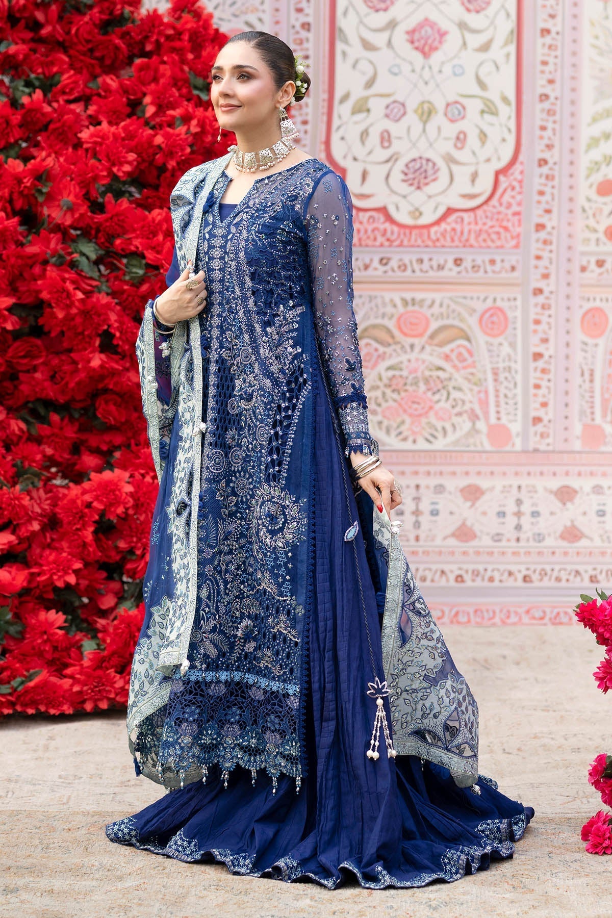 Nureh | Jhoomro Formals |NL-99 Mia - by Libasekhas UK - Registered Vendor of : Nureh - 100% Original Designer Dress