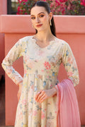 Farasha | Printed Essentials | Meadow Blush - by - Libasekhas UK - Registered Vendor of : Farasha - 100% Original Designer Dresss