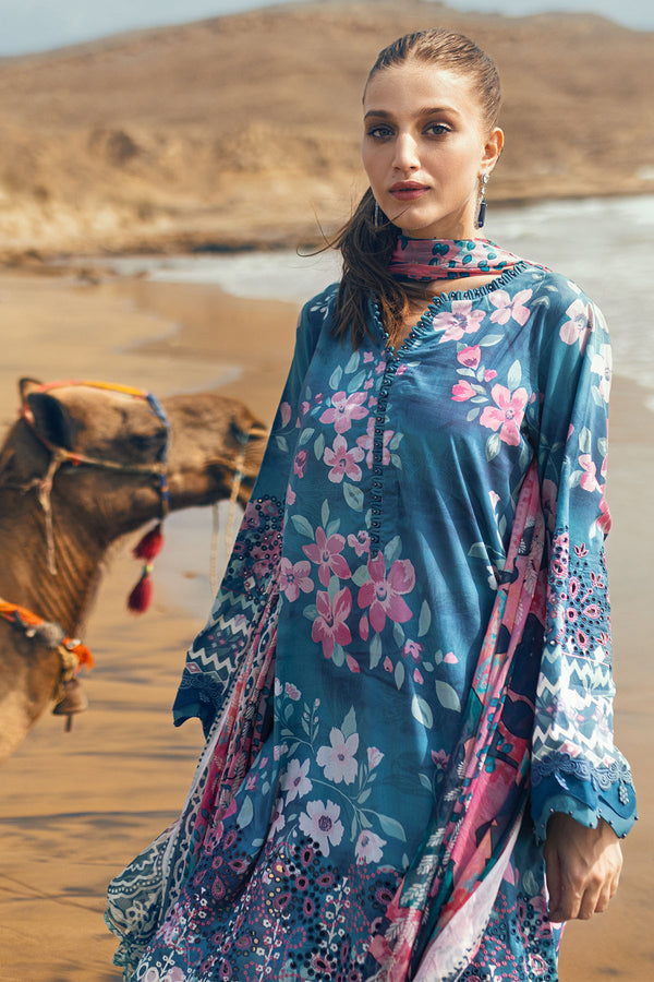 Nureh | Gardenia Lawn 24 | N-03 - by - Libasekhas UK - Registered Vendor of : Nureh - 100% Original Designer Dresss