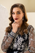 Iznik | Chinnon Chiffon | CC-50 Embroidered Net - by - Libasekhas UK - Registered Vendor of : Iznik - 100% Original Designer Dresss