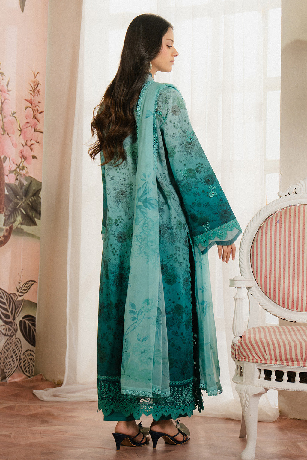Ayzel | Armelia Printed Lawn 25 | Esmera - by - Libasekhas UK - Registered Vendor of : Ayzel - 100% Original Designer Dresss