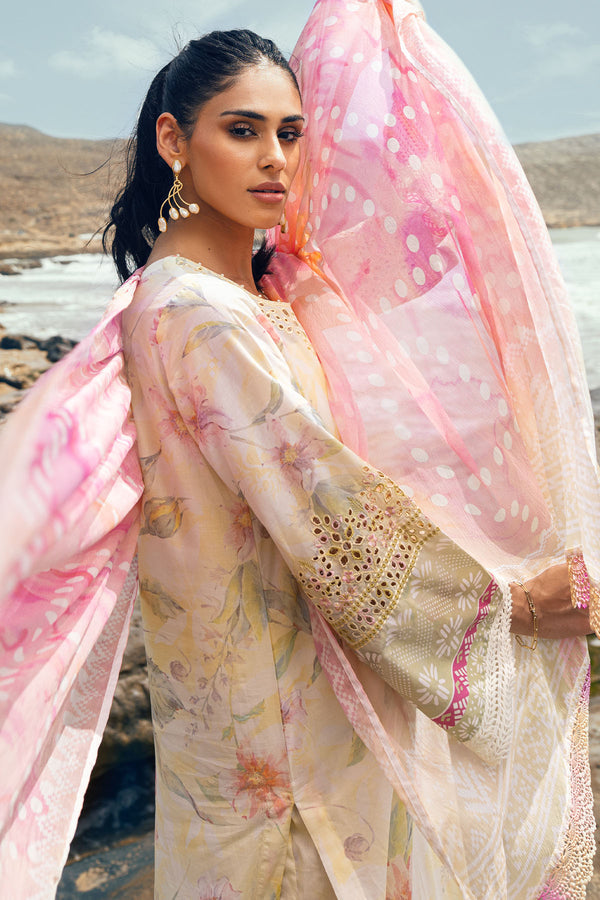 Nureh | Gardenia Lawn 24 | N-06 - by - Libasekhas UK - Registered Vendor of : Nureh - 100% Original Designer Dresss
