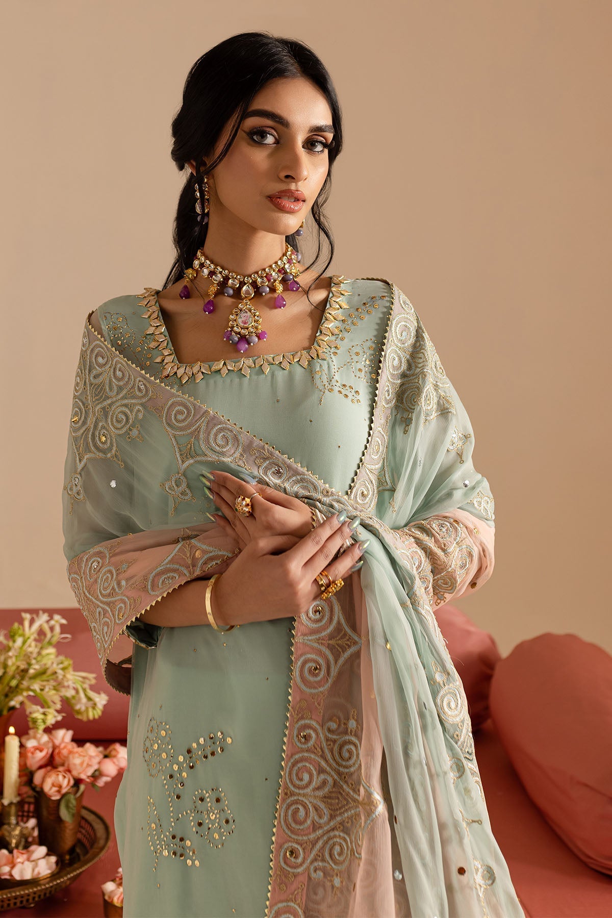 Nureh | Mukeshkari Formals | MK-11 - by - Libasekhas UK - Registered Vendor of : Nureh - 100% Original Designer Dresss