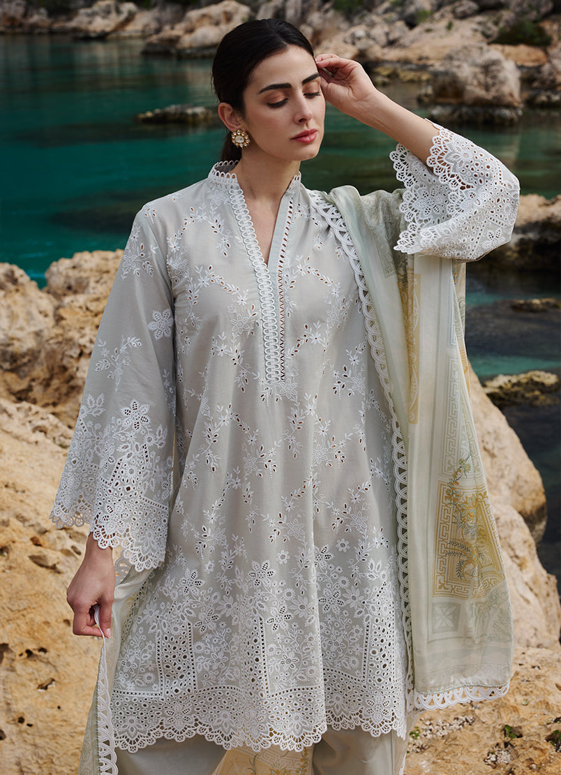Image | Lawnkari 25 | Melek - by - Libasekhas UK - Registered Vendor of : Image - 100% Original Designer Dresss