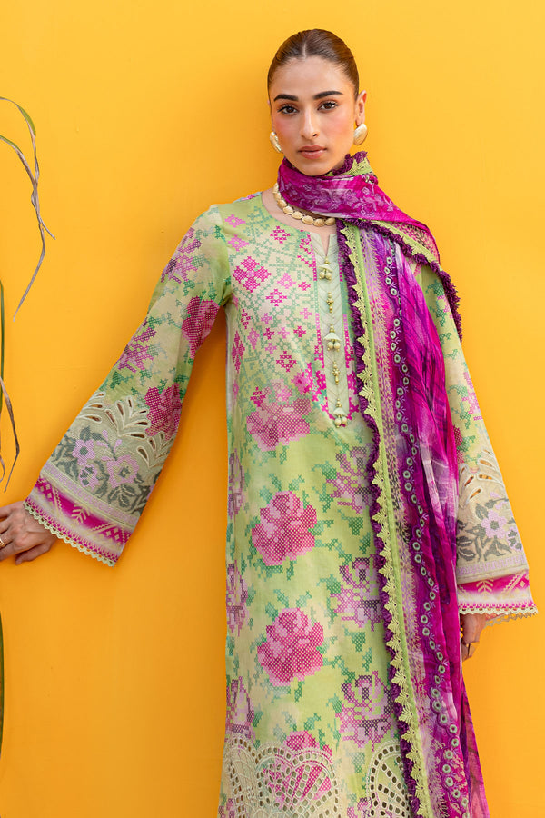 Nureh | Gardenia Lawn 24 | NS-139 A - by - Libasekhas UK - Registered Vendor of : Nureh - 100% Original Designer Dresss