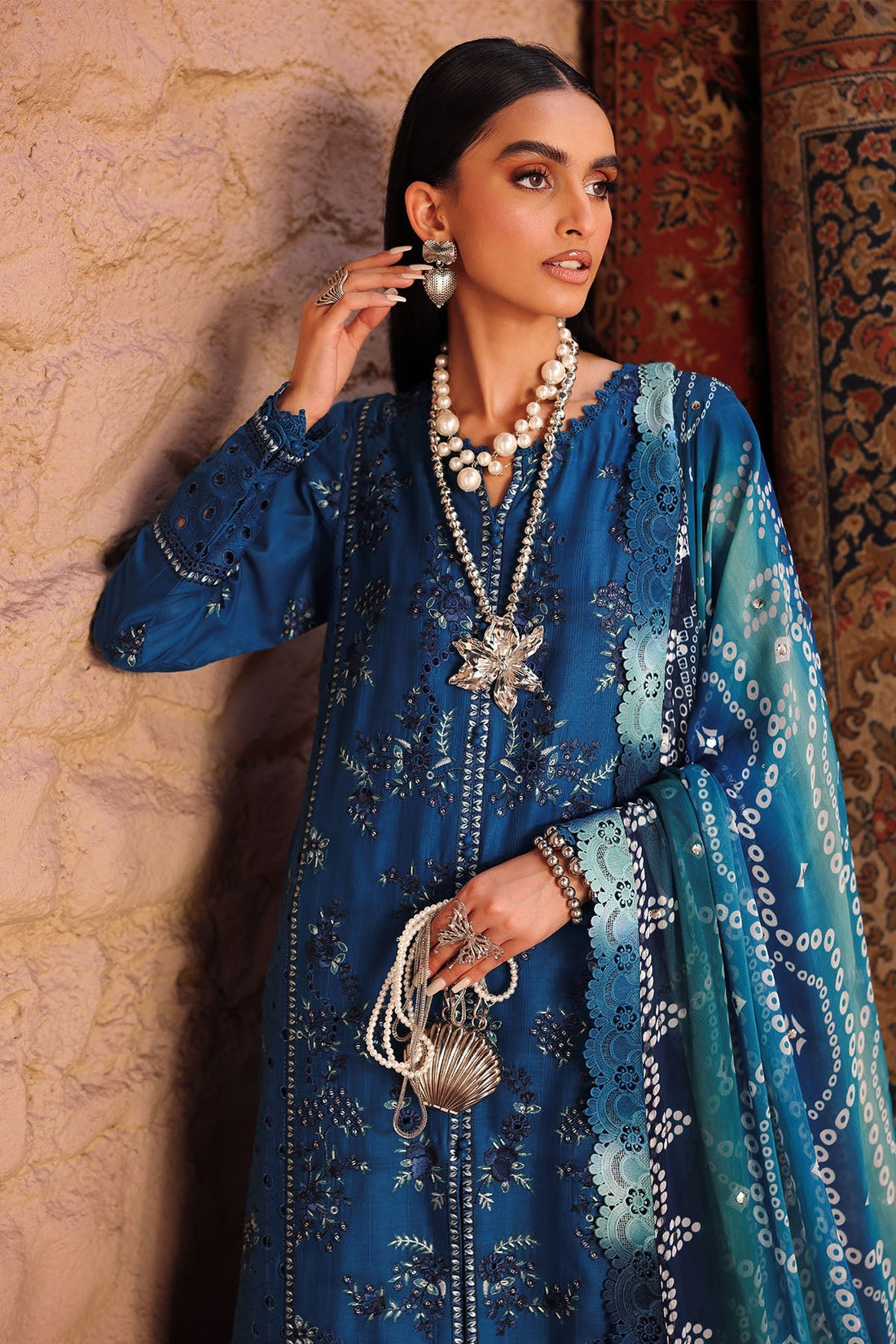 Nureh | Bazaar Lawn | NE-160 - by - Libasekhas UK - Registered Vendor of : Nureh - 100% Original Designer Dresss