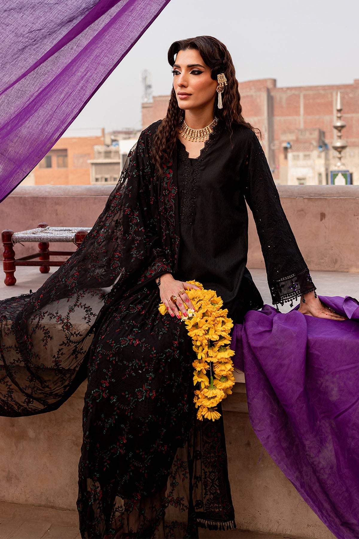Nureh | Lawn Jacquard | NS-80 - by - Libasekhas UK - Registered Vendor of : Nureh - 100% Original Designer Dresss