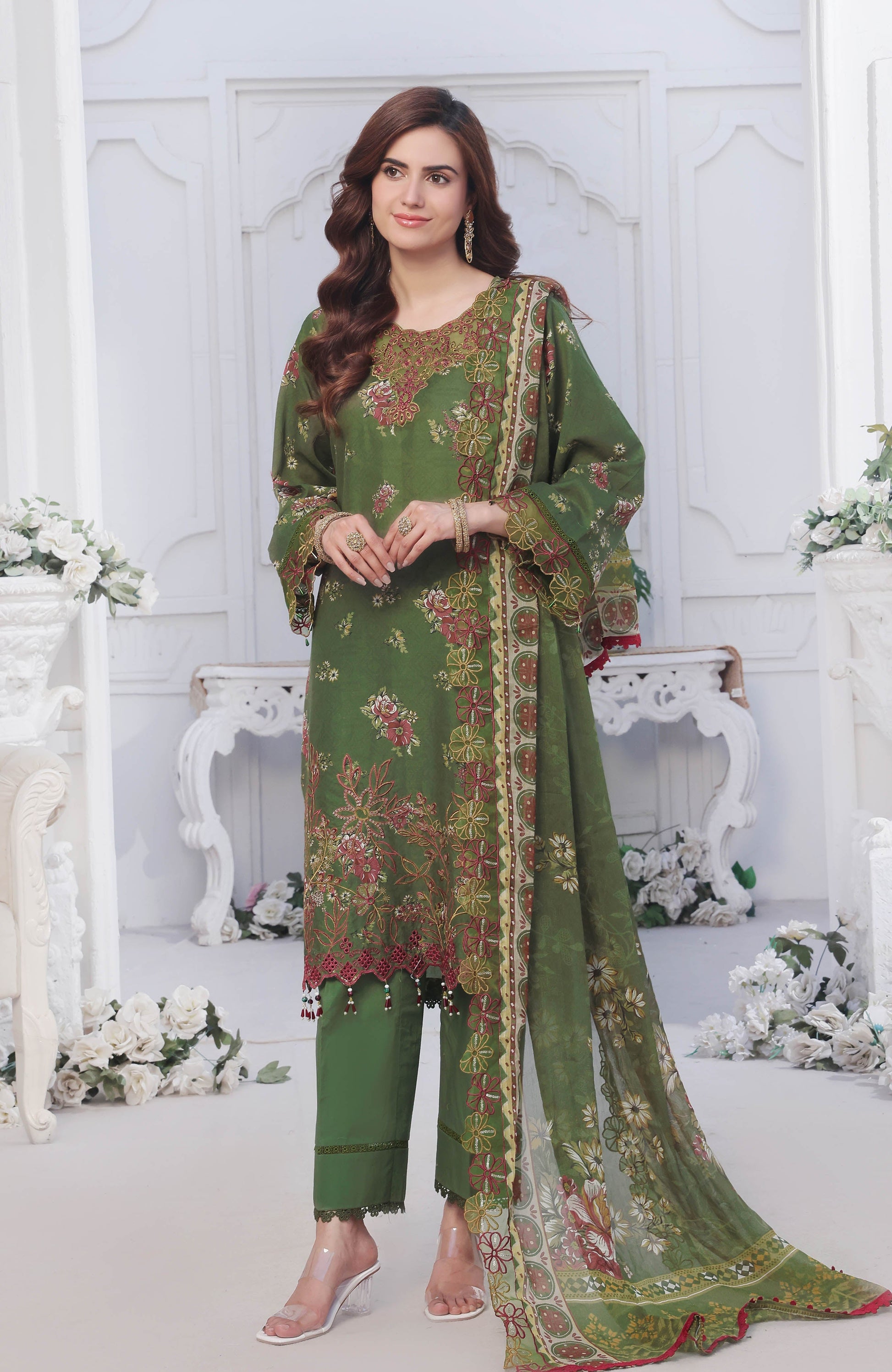Al Zohaib | Applique Kari Cutwork Edit 25 | ACE-25-03 - by - Libasekhas UK - Registered Vendor of : Alzohaib - 100% Original Designer Dresss
