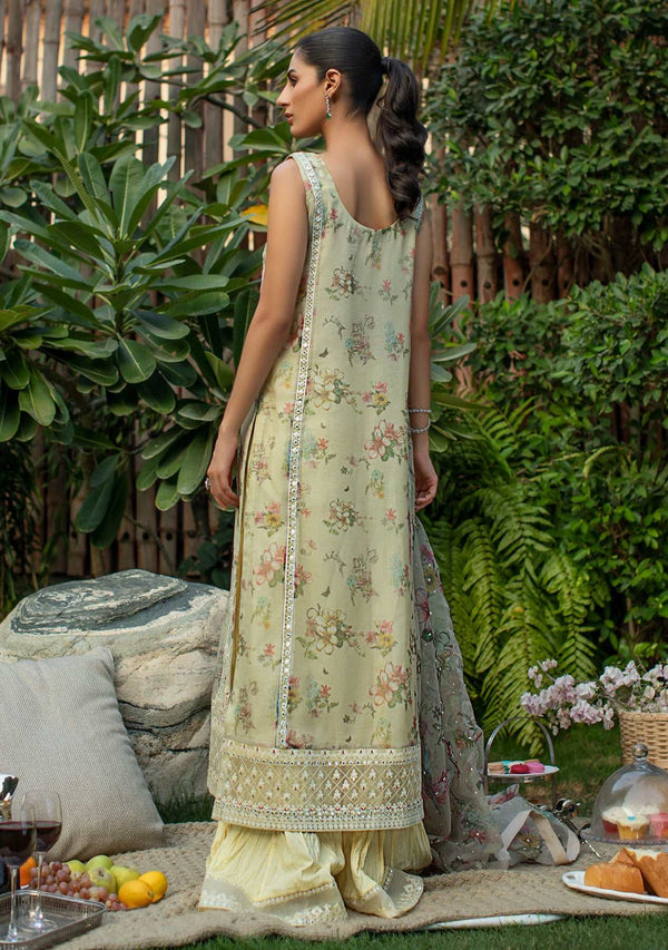Layla Chatoor | Luxury Pret | Yellow Floral - by Libasekhas UK - Registered Vendor of : Layla Chatoor - 100% Original Designer Dress