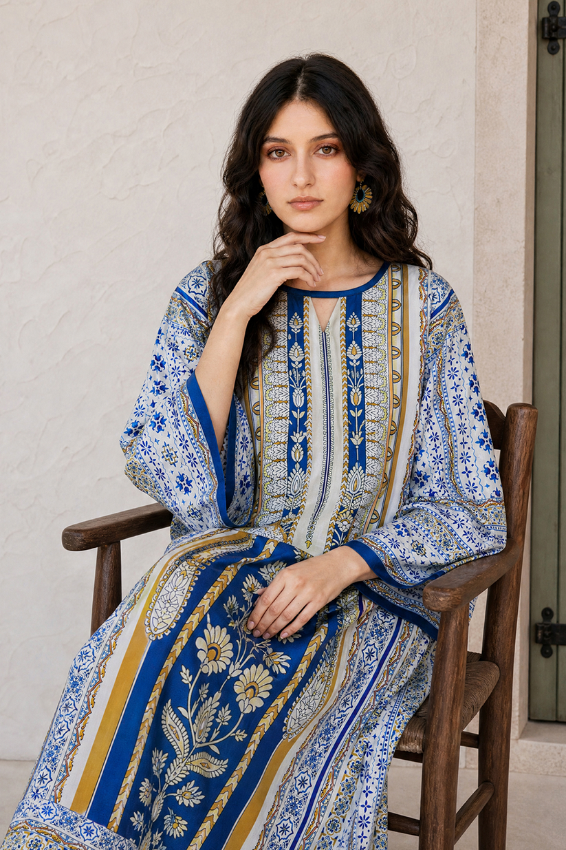 Saad Shaikh | Ease Fall Edit 26 | D-03 Kaftan - by Libasekhas UK - Registered Vendor of : Saad Shaikh - 100% Original Designer Dress