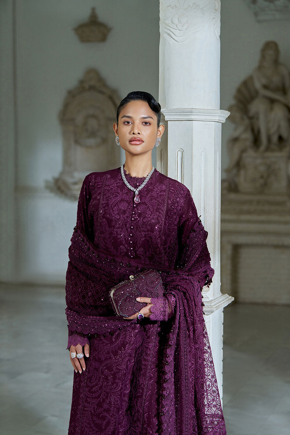 Sobia Nazir | Luxury Lawn Eid 26 | 3B - by Libasekhas UK - Registered Vendor of : Sobia Nazir - 100% Original Designer Dress