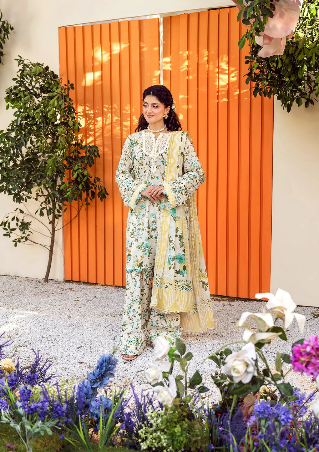 Elaf Premium | Prints 25 | EPS-3A IVORY WHISPERS - by - Libasekhas UK - Registered Vendor of : Elaf Premium - 100% Original Designer Dresss