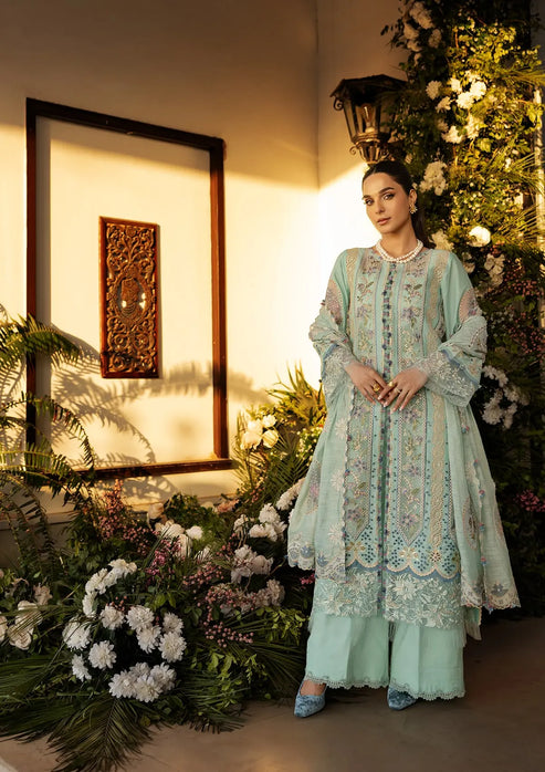 Kahf Premium | Luxury Lawn 25 | KLR-10 Elva - by - Libasekhas UK - Registered Vendor of : Kahf Premium - 100% Original Designer Dresss
