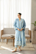 Wahaj M Khan | Sanam Luxe | Ice Bleu Sanam Sheesha - by Libasekhas UK - Registered Vendor of : Wahaj M Khan - 100% Original Designer Dress