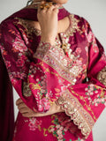 Gulaal | Aira Printed Silk | Garnet Garden - by Libasekhas UK - Registered Vendor of : Gulaal - 100% Original Designer Dress