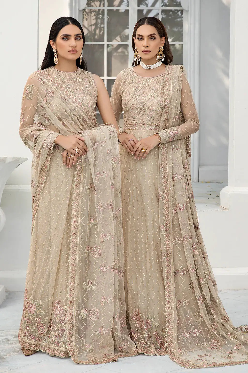 Zarif | DE LUXURY Formals | JASMINE - by - Libasekhas UK - Registered Vendor of : Zarif - 100% Original Designer Dresss