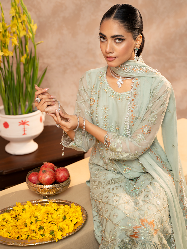 Zebtan | Zeenat Festive Collection | ZN-09 - by - Libasekhas UK - Registered Vendor of : Zebtan - 100% Original Designer Dresss