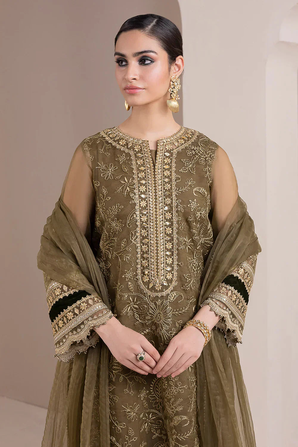 Baroque | Formals Collection | UF-414 - by - Libasekhas UK - Registered Vendor of : Baroque - 100% Original Designer Dresss