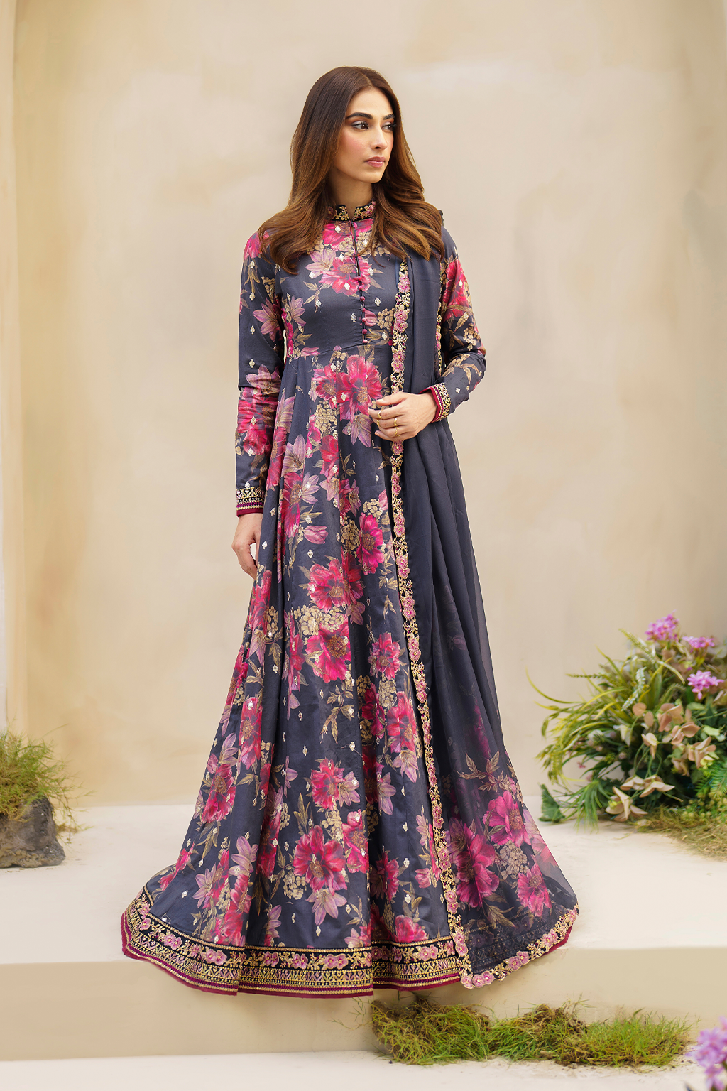 Iznik | Festive lawn 24 | SFL-12 - by - Libasekhas UK - Registered Vendor of : Iznik - 100% Original Designer Dresss