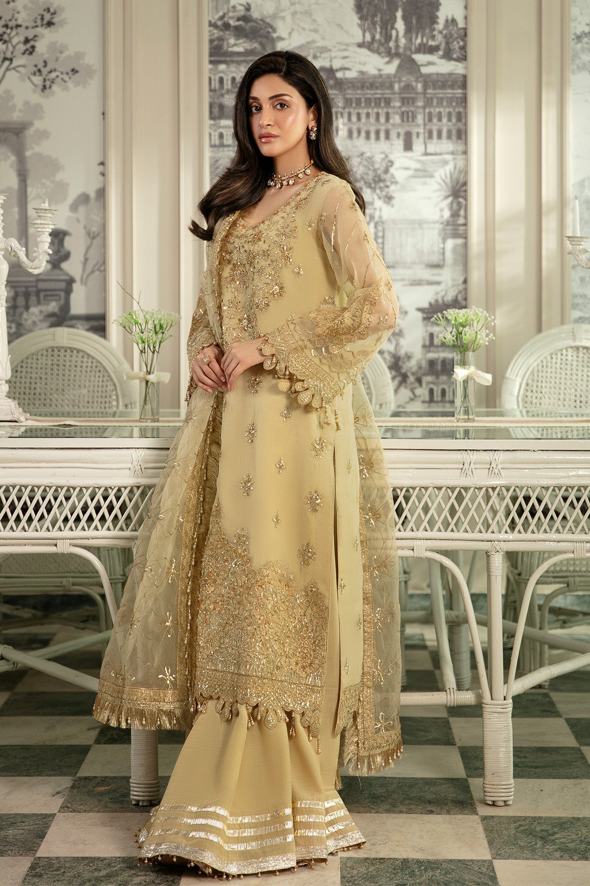 Raeesa Premium | Dehleez Formals | Dl 1036 - by Libasekhas UK - Registered Vendor of : Raeesa Premium - 100% Original Designer Dress