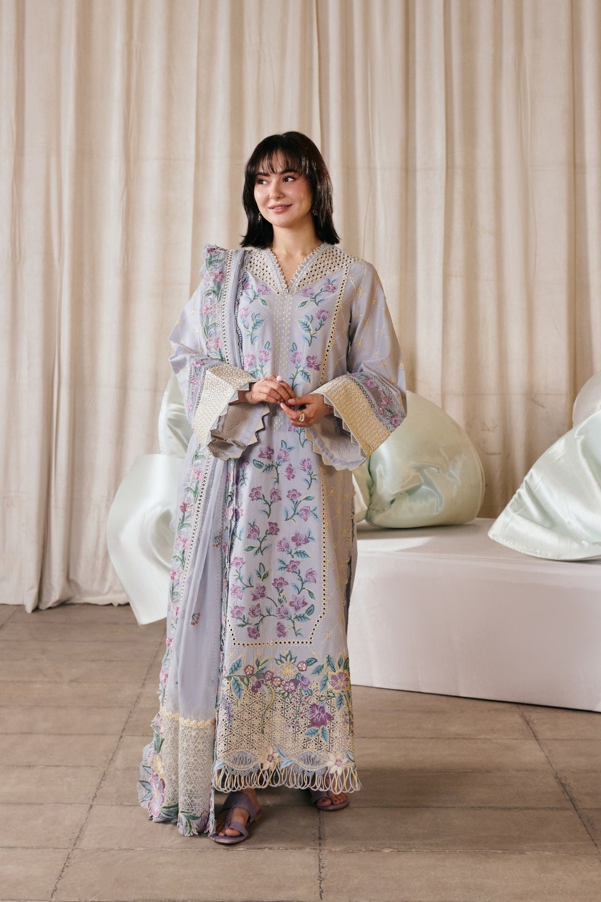Maryam Hussain | Luxury Lawn 26 Vol 2 | Pari - by Libasekhas UK - Registered Vendor of : Maryam Hussain - 100% Original Designer Dress