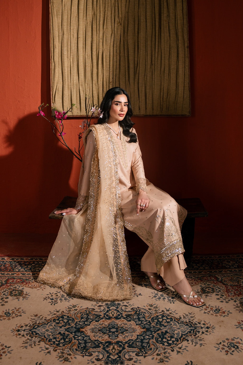 Neeshay | Raw Silk | RTW-RS-06 - by Libasekhas UK - Registered Vendor of : Neeshay - 100% Original Designer Dress