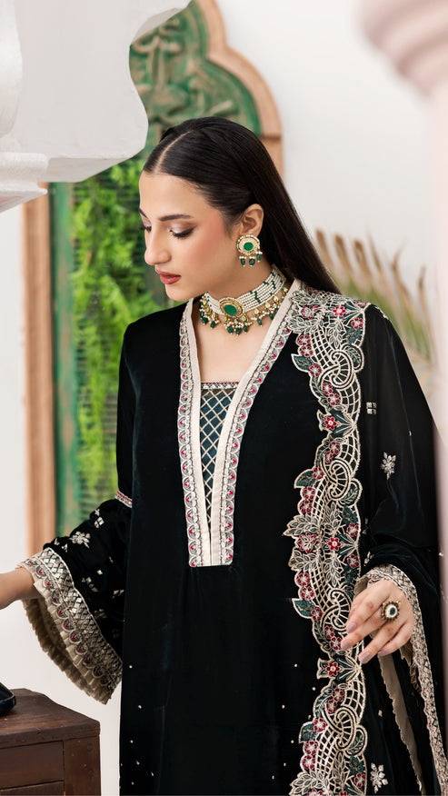 Zebtan | Andaz e Makhmal | ZAM-07 - by - Libasekhas UK - Registered Vendor of : Zebtan - 100% Original Designer Dresss