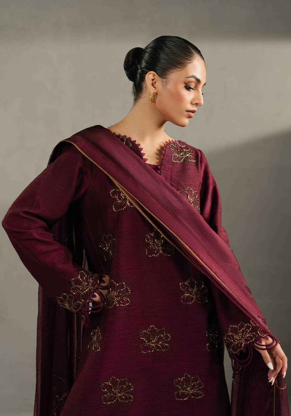 Zarqash | Silk Edit | ZQS 005 TALIA - by - Libasekhas UK - Registered Vendor of : Zarqash - 100% Original Designer Dresss