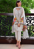 Layla Chatoor | Luxury Pret | Off White Gota Shirt - by Libasekhas UK - Registered Vendor of : Layla Chatoor - 100% Original Designer Dress