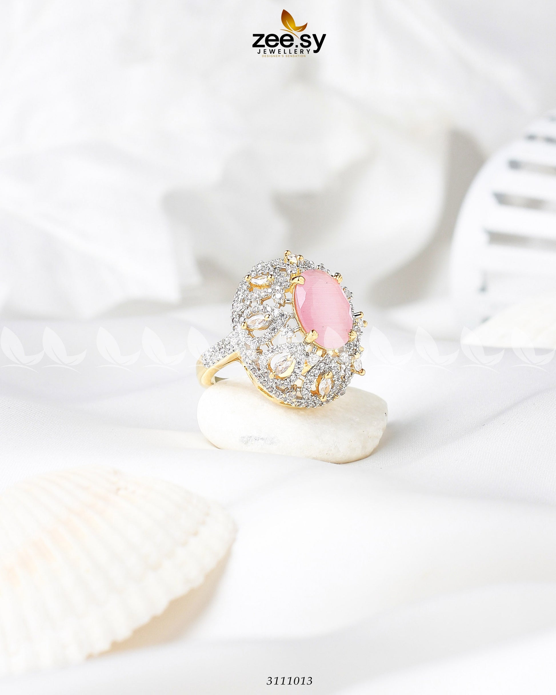 Kohinoor Ring - by - Libasekhas UK - Registered Vendor of : Zeesy - 100% Original Designer Dresss