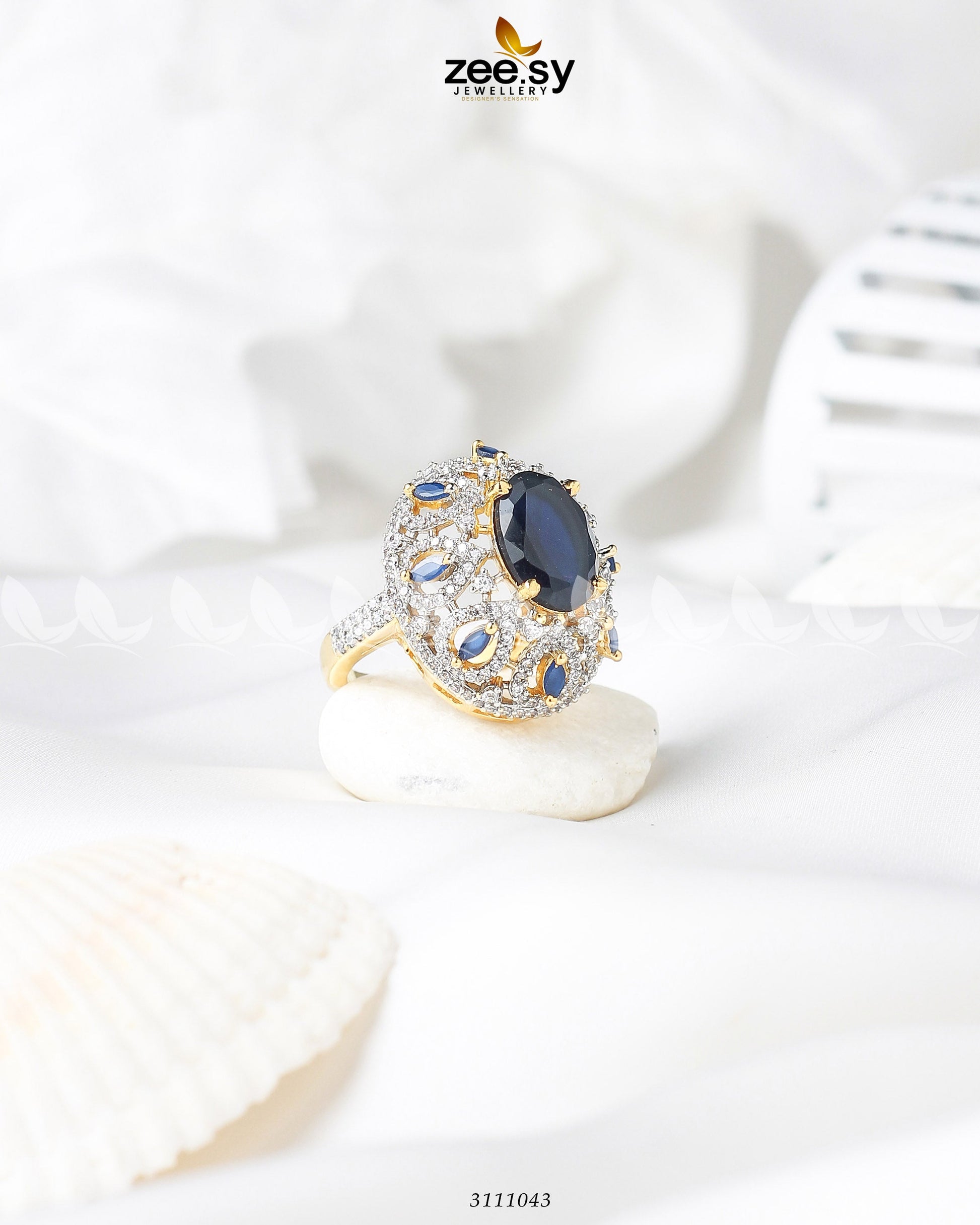 Kohinoor Ring - by - Libasekhas UK - Registered Vendor of : Zeesy - 100% Original Designer Dresss
