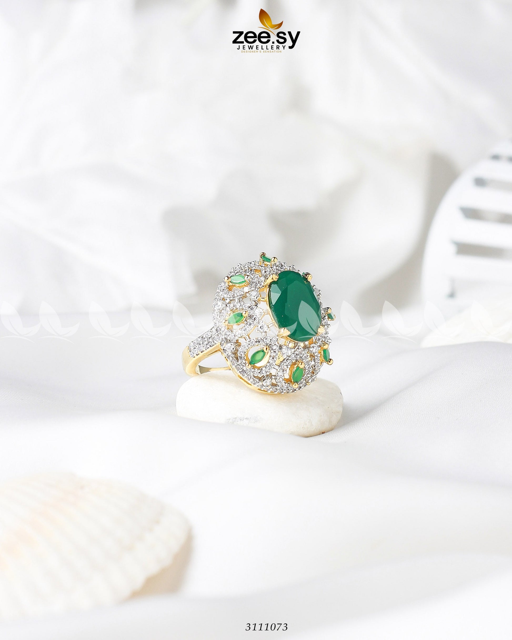 Kohinoor Ring - by - Libasekhas UK - Registered Vendor of : Zeesy - 100% Original Designer Dresss