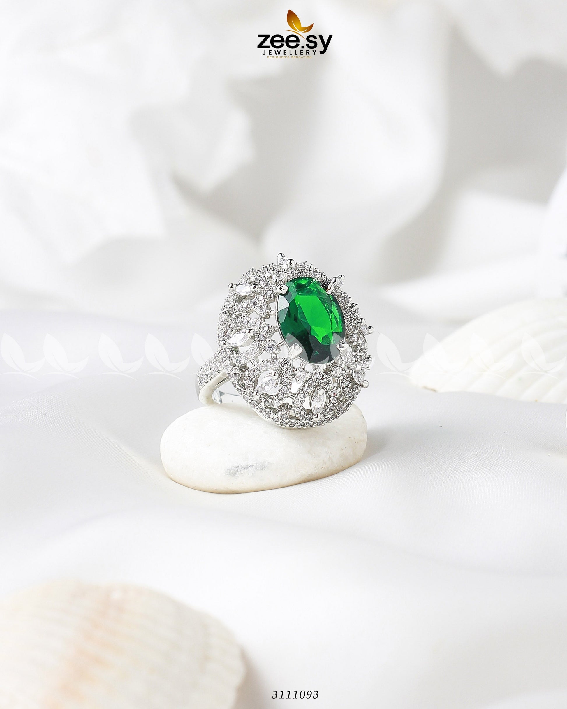 Kohinoor Ring - by - Libasekhas UK - Registered Vendor of : Zeesy - 100% Original Designer Dresss