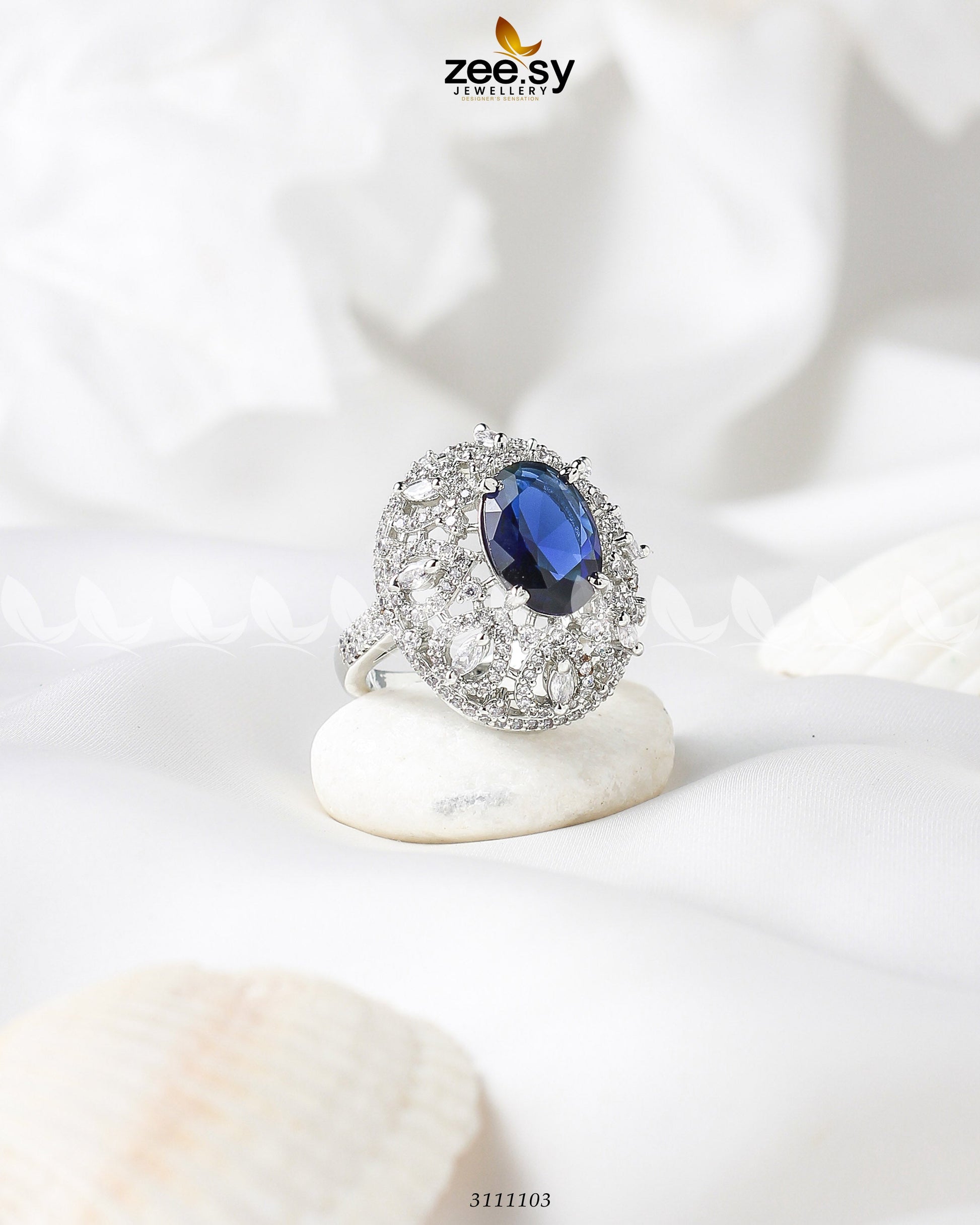 Kohinoor Ring - by - Libasekhas UK - Registered Vendor of : Zeesy - 100% Original Designer Dresss