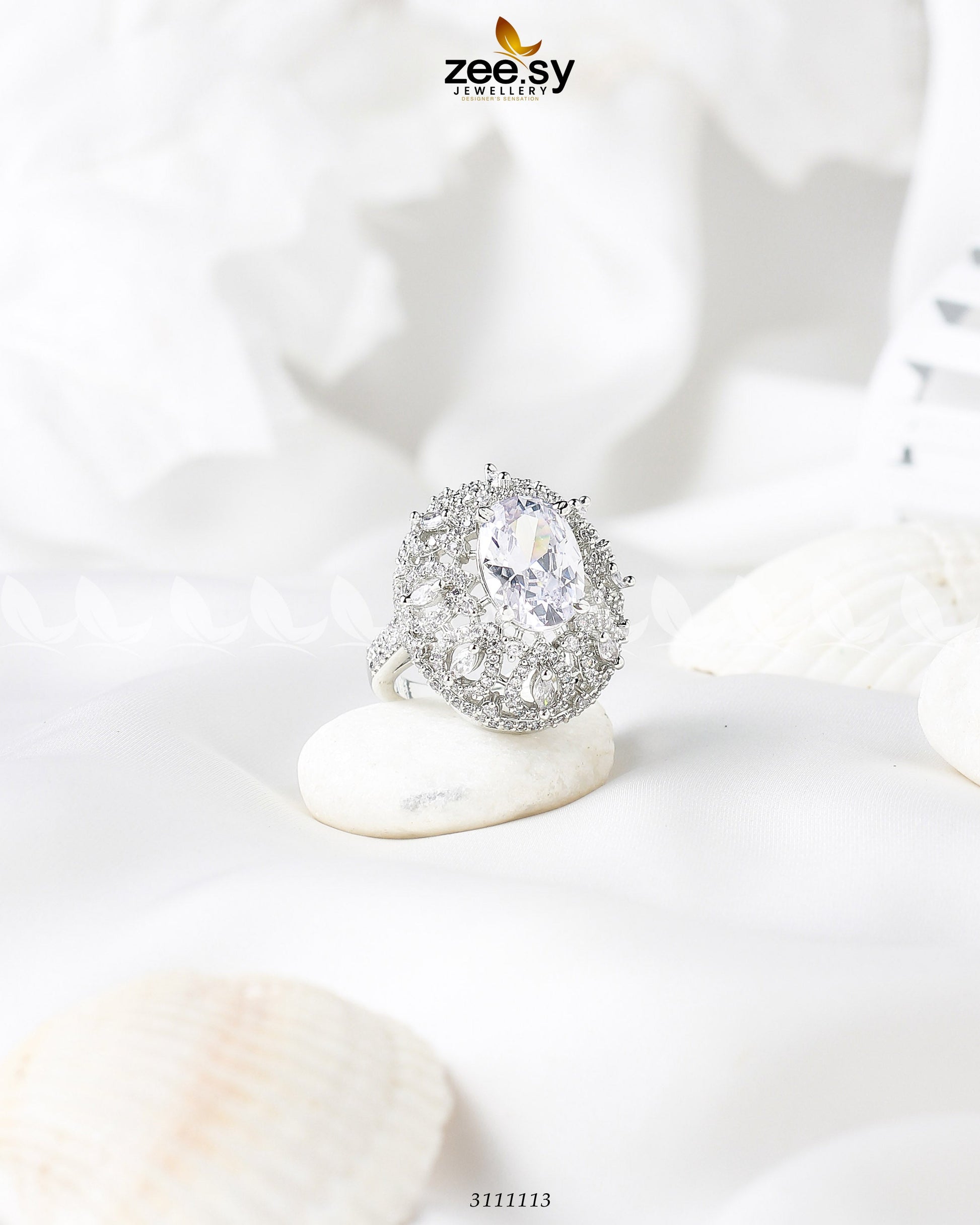 Kohinoor Ring - by - Libasekhas UK - Registered Vendor of : Zeesy - 100% Original Designer Dresss