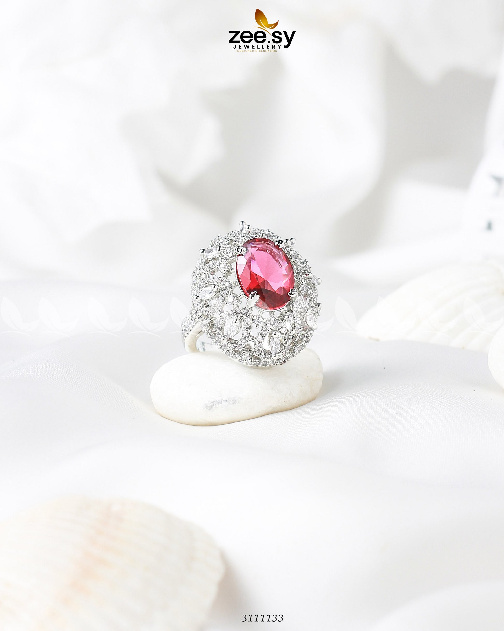 Kohinoor Ring - by - Libasekhas UK - Registered Vendor of : Zeesy - 100% Original Designer Dresss