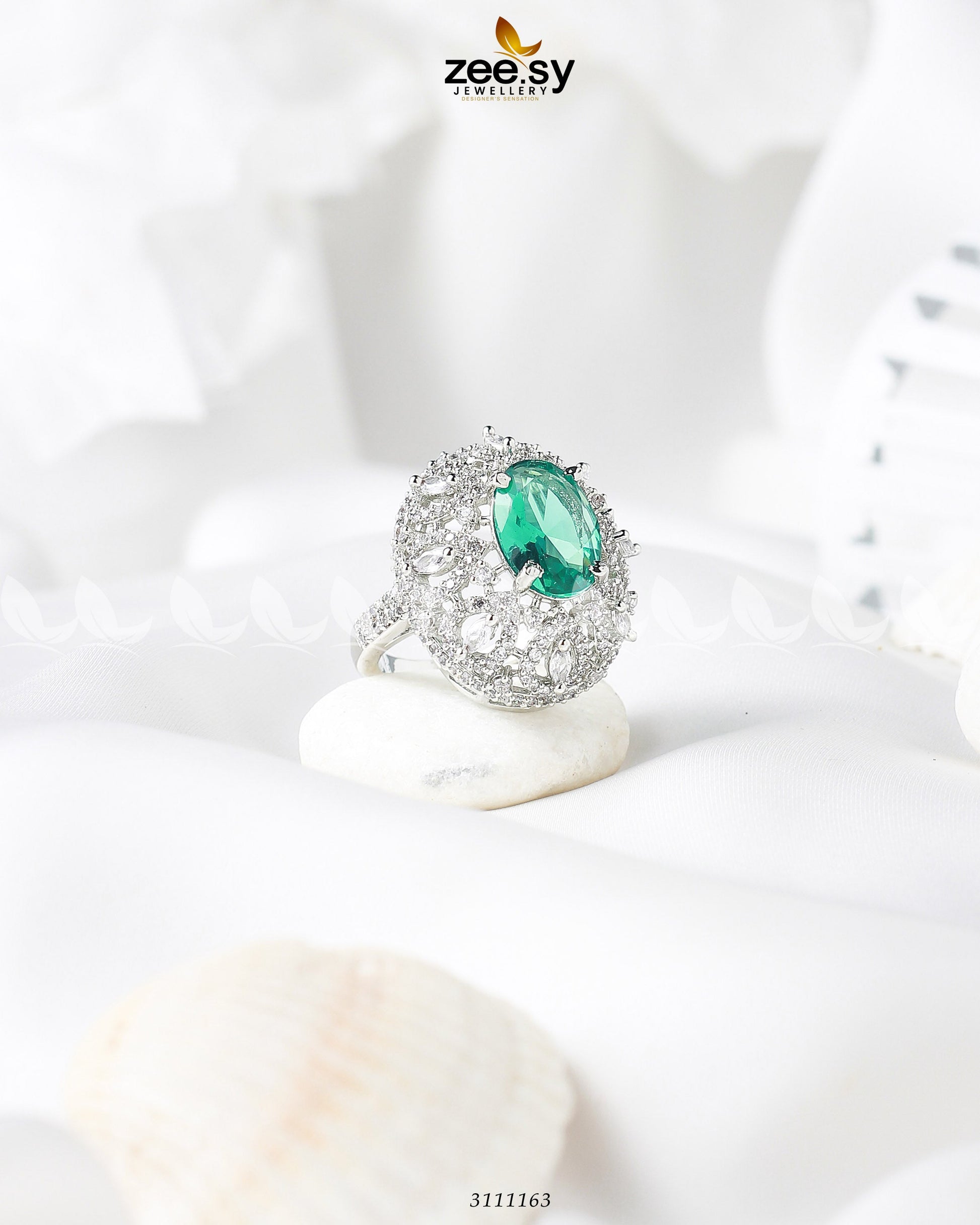 Kohinoor Ring - by - Libasekhas UK - Registered Vendor of : Zeesy - 100% Original Designer Dresss
