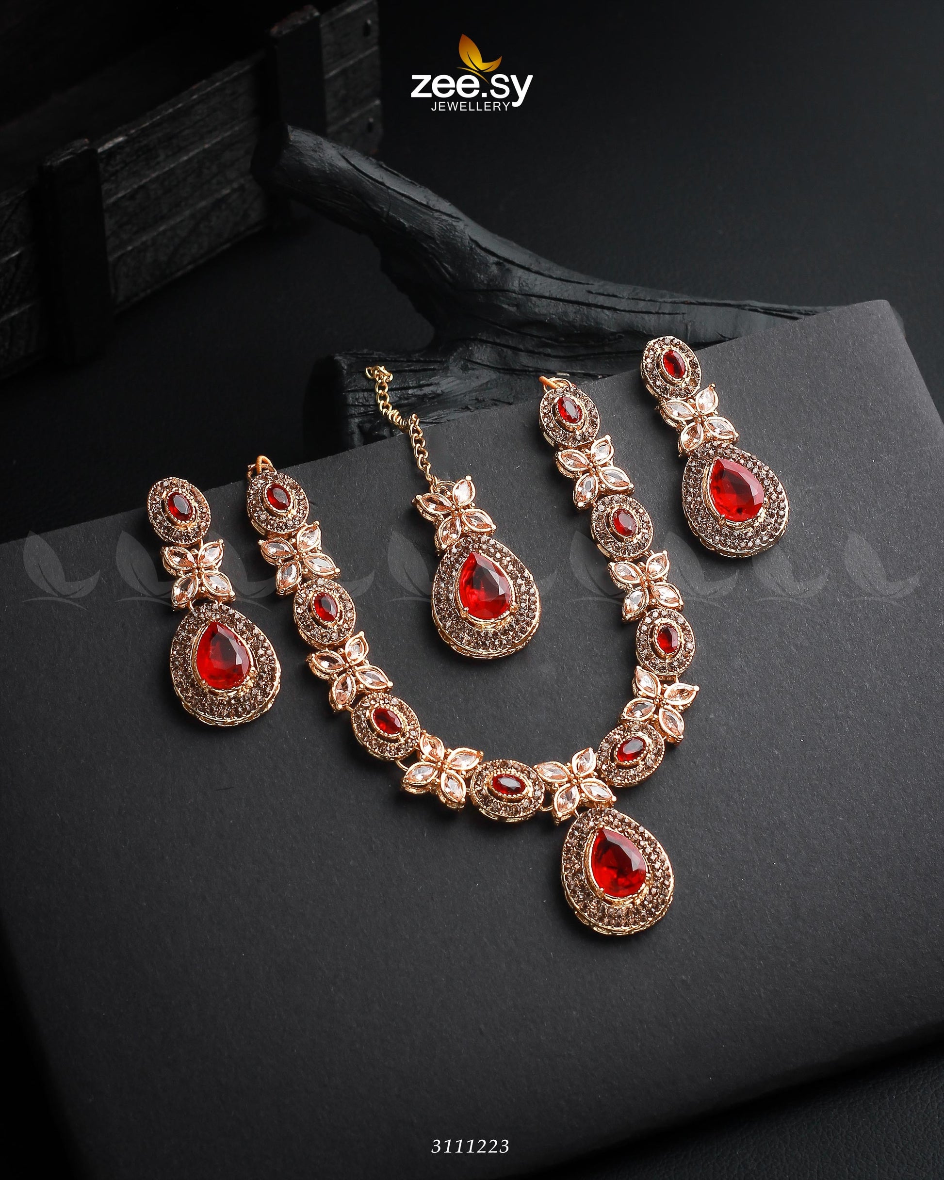 Cassin's Necklace Set - by - Libasekhas UK - Registered Vendor of : Zeesy - 100% Original Designer Dresss