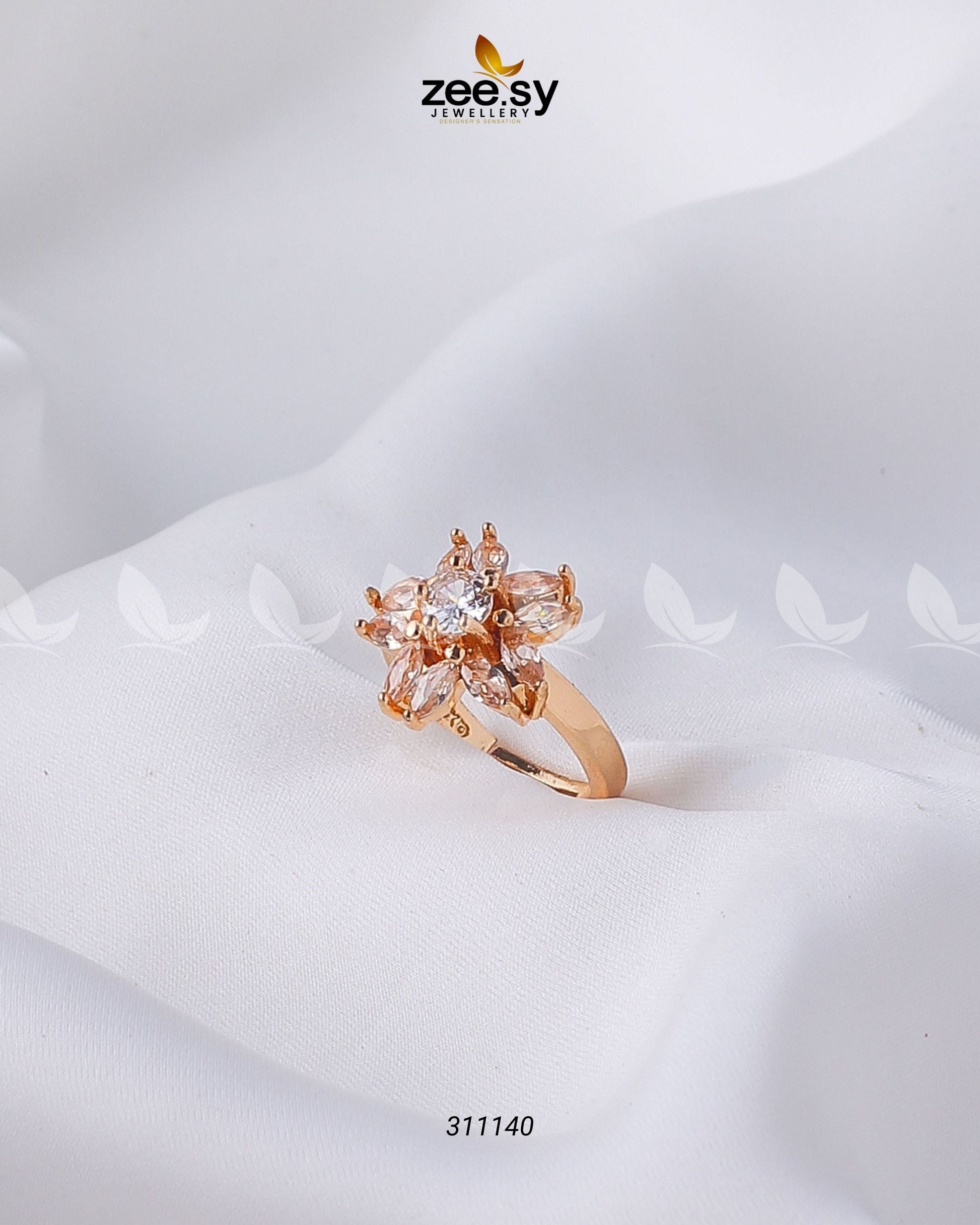 Daisy Ring - by - Libasekhas UK - Registered Vendor of : Zeesy - 100% Original Designer Dresss
