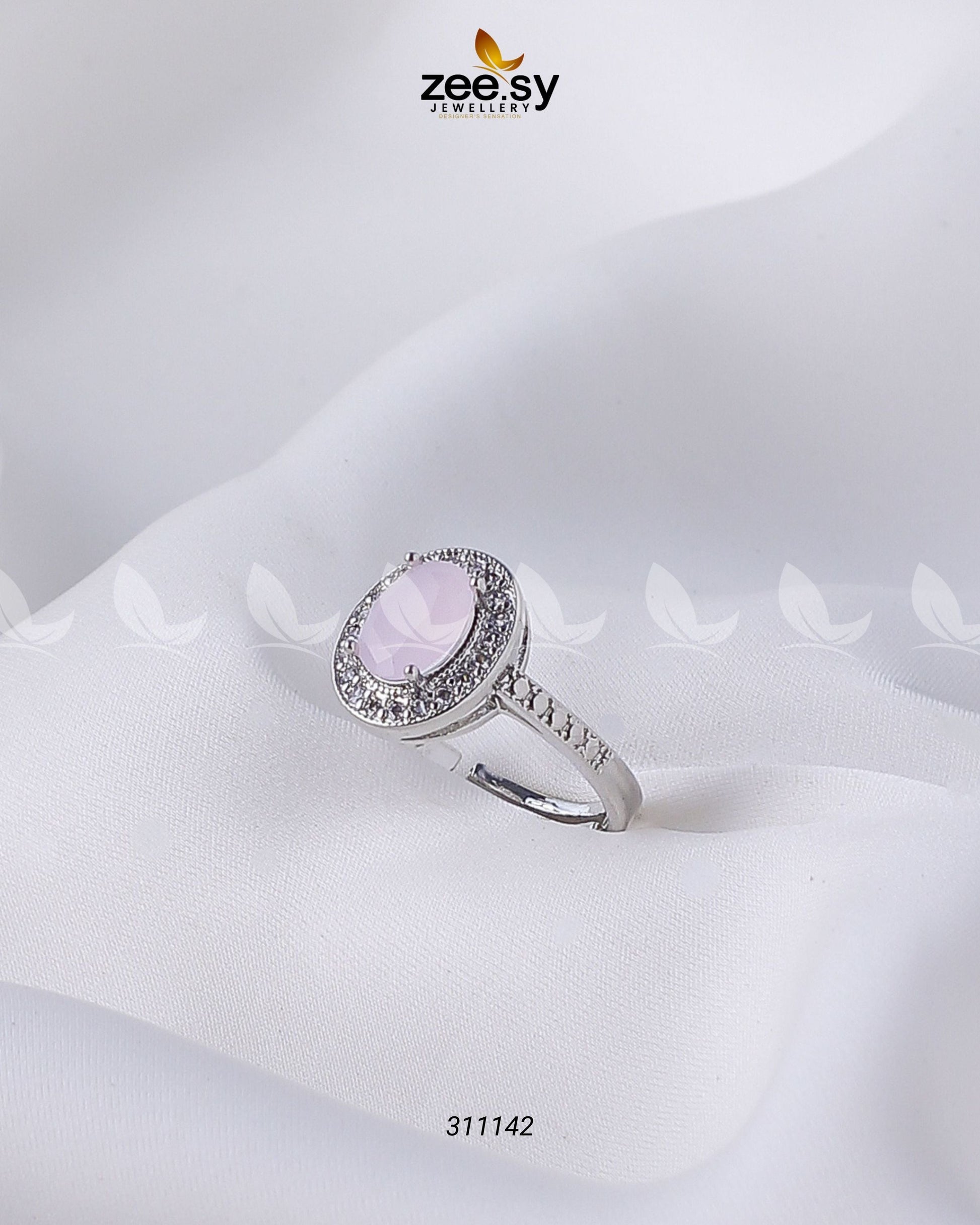Lobelia Rings - by - Libasekhas UK - Registered Vendor of : Zeesy - 100% Original Designer Dresss