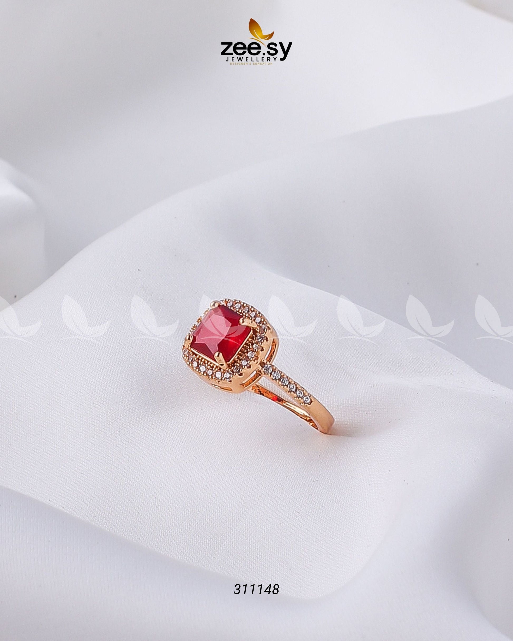 Ember Glow Rings - by - Libasekhas UK - Registered Vendor of : Zeesy - 100% Original Designer Dresss