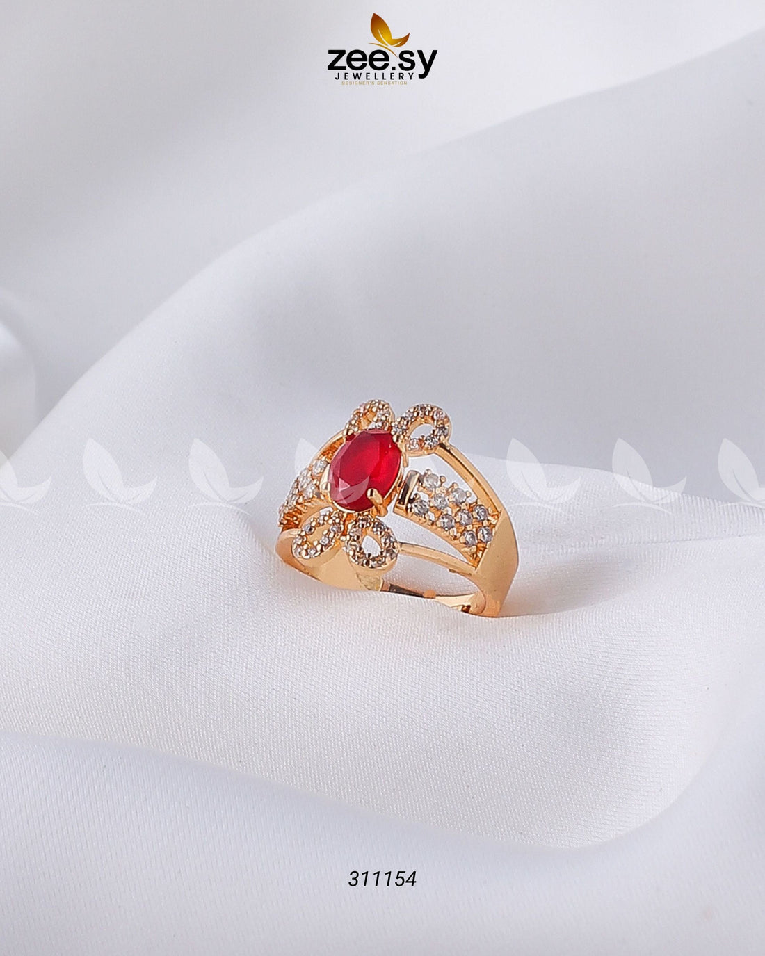 Starlit Ring - by - Libasekhas UK - Registered Vendor of : Zeesy - 100% Original Designer Dresss